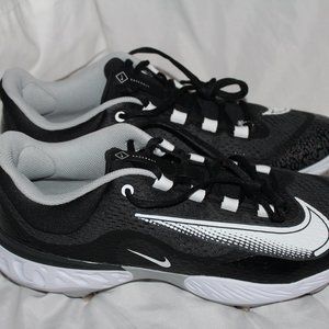 Nike Alpha Huarache Elite 4 Baseball Metal Cleats Black Men’s 13 DJ6521-011 NEW